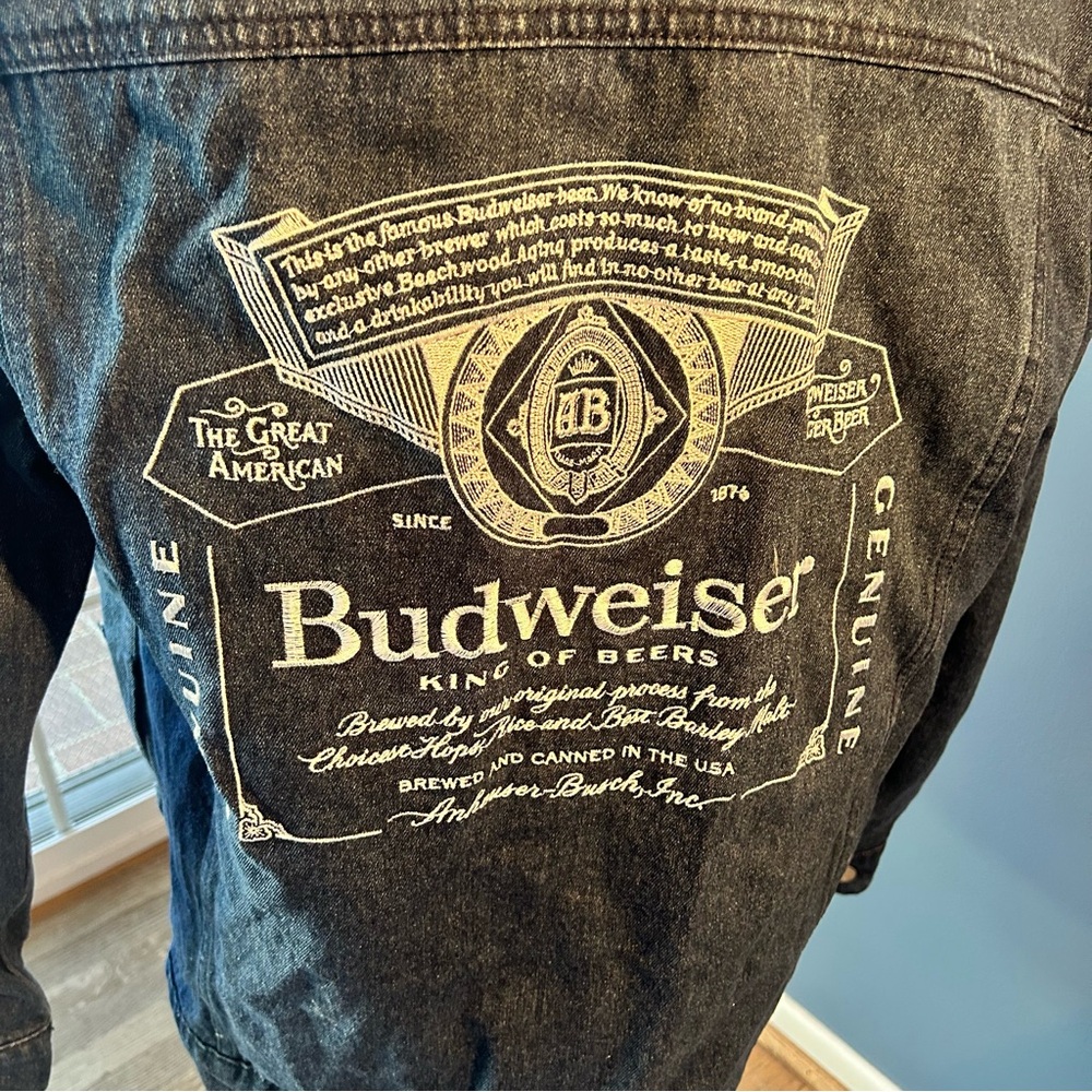 Budweiser by Oliver Logan Trucker Denim Jacket - Picture 12 of 13